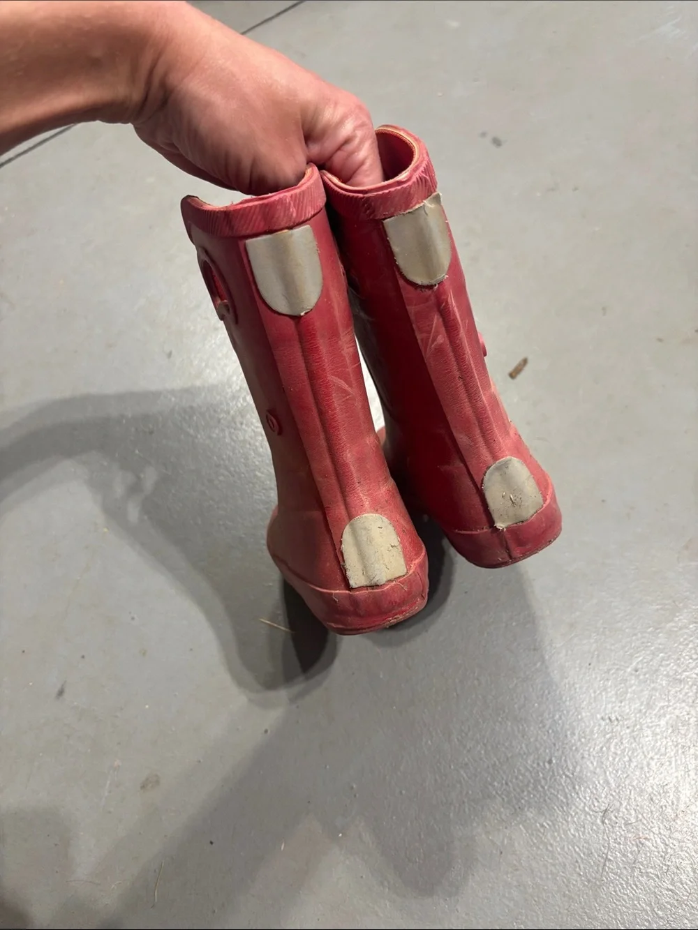 Hunter kids Red Short Rain Boots